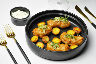 Балтийский судак в темпуре / Baltic pike perch in tempura