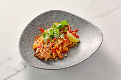 Падтай с уткой / Pad Thai with duck