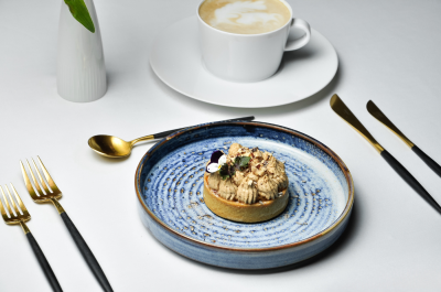 Баноффи-тарт с пралине из пекана / Banoffee tart with pecan praline