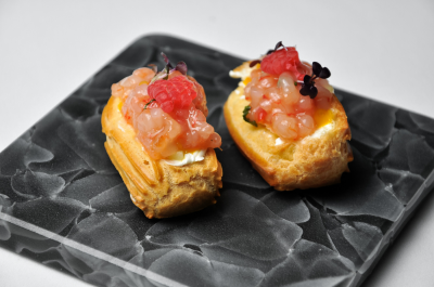 Сицилийская креветка с малиной / Sicilian shrimp with raspberries