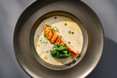 Сливочный суп с лососем / Creamy Salmon Soup